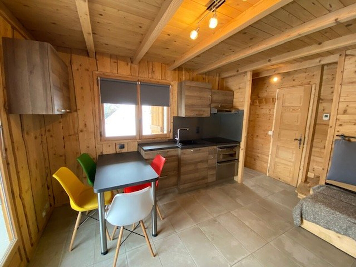 Studio 4 pers. rénové à Crest-Voland, balcon & parking - Photo 2