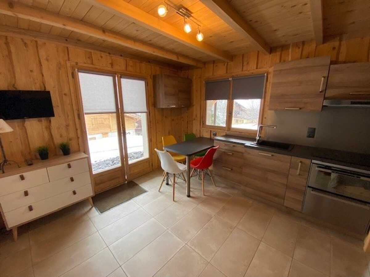 Studio 4 pers. rénové à Crest-Voland, balcon & parking - Photo 4