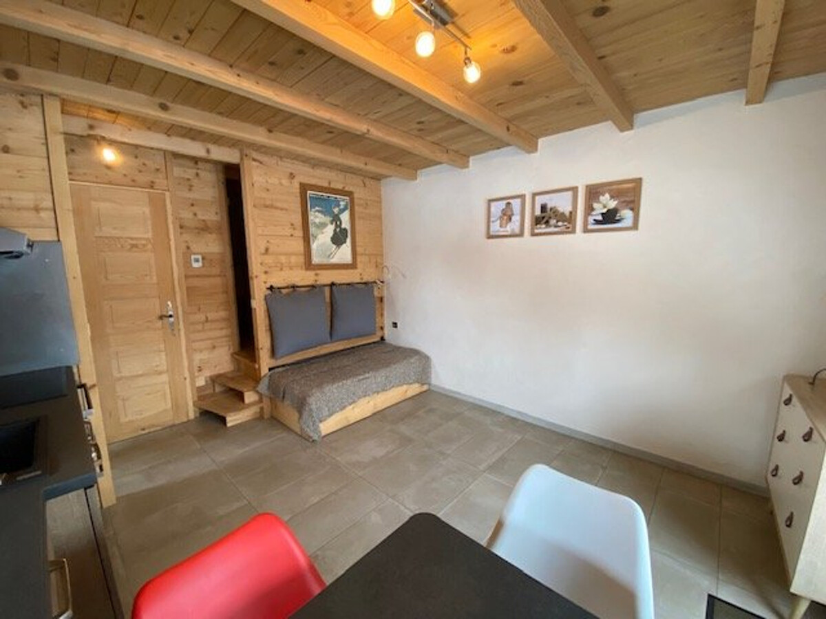 Studio 4 pers. rénové à Crest-Voland, balcon & parking - Photo 8