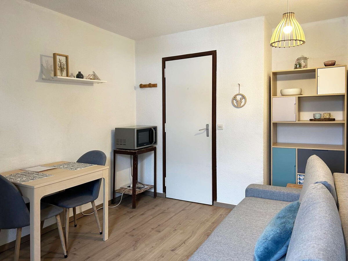 Studio 4 pers aux Orres, skis aux pieds, balcon sud - Photo 2