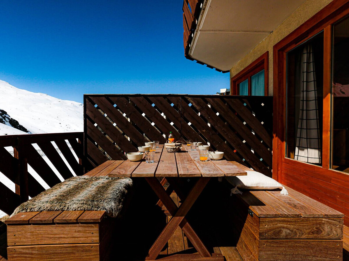 Appt 3 chambres rénové architecte, terrasse sur pistes - Photo 14