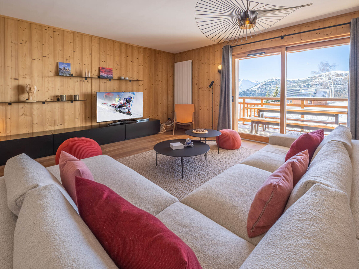 Appartement 130m² ski in/ski out, piscine & sauna à Huez - Photo 1