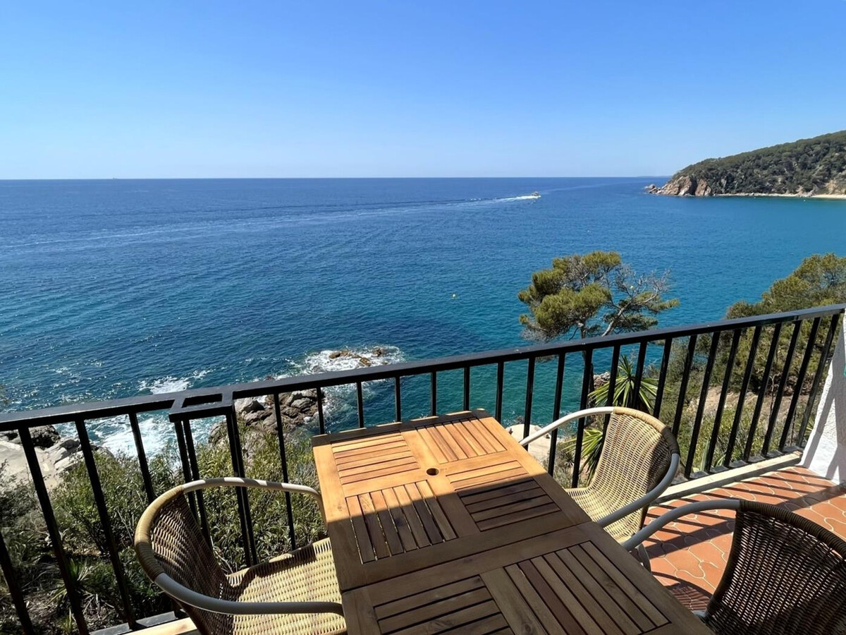 Appart 1 ch. Tossa de Mar : terrasse 12 m² face mer - Photo 1