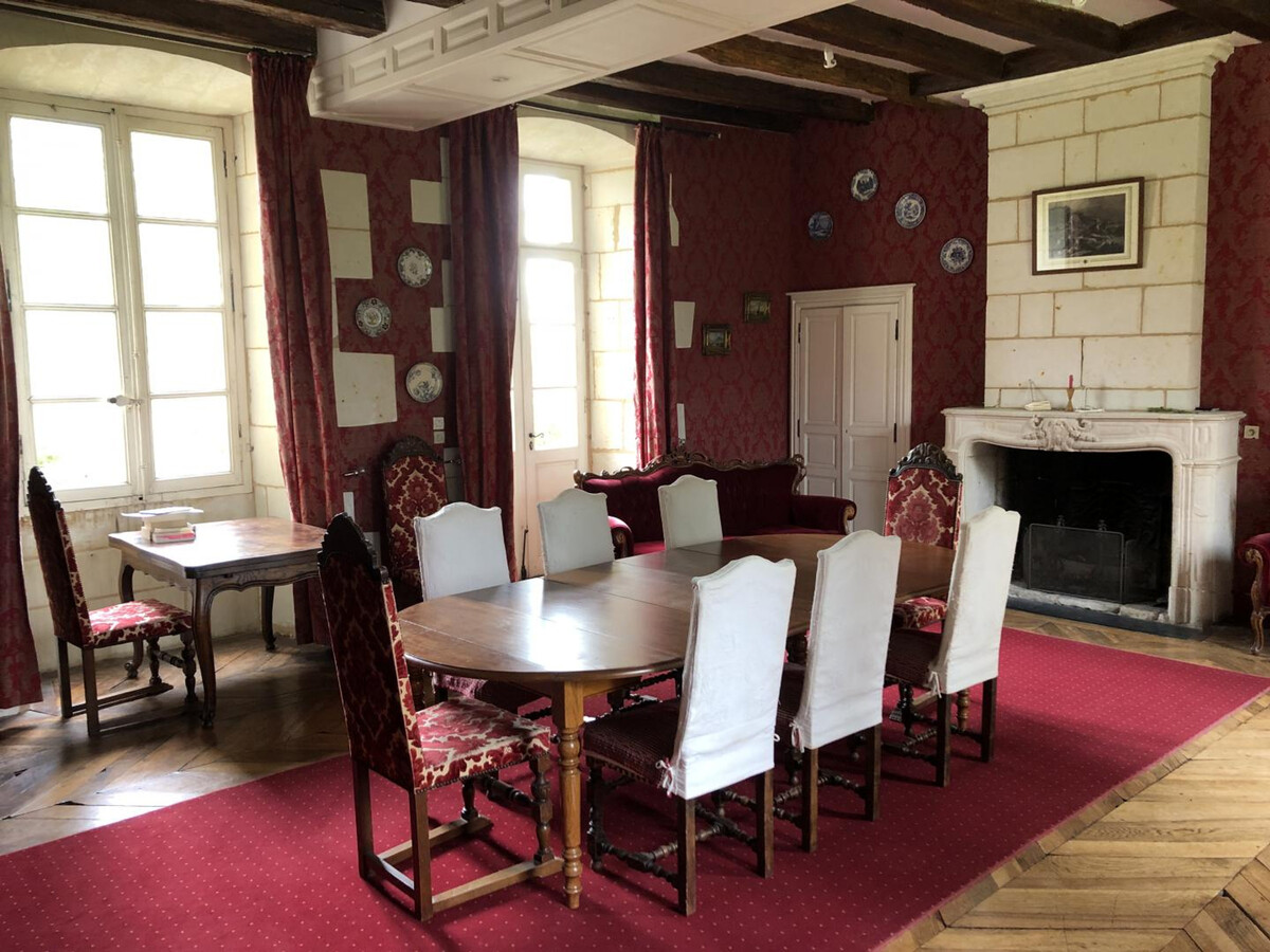 Gîte historique 15 pers., piscine privée à Ligré - Photo 4