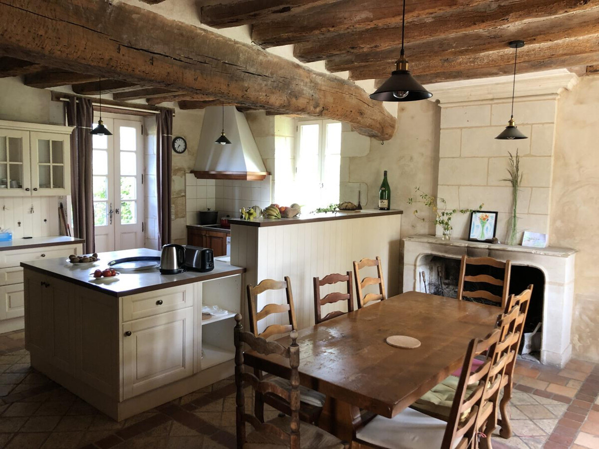 Gîte historique 15 pers., piscine privée à Ligré - Photo 8