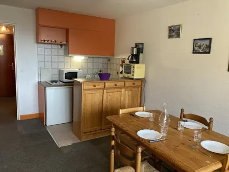 Studio 25 m² 4 pers, balcon sud, pieds des pistes : photo 4
