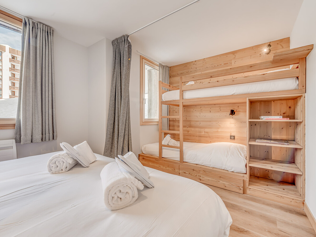 Duplex rénové 8 pers. à Tignes, vue pistes et balcon sud - Photo 13