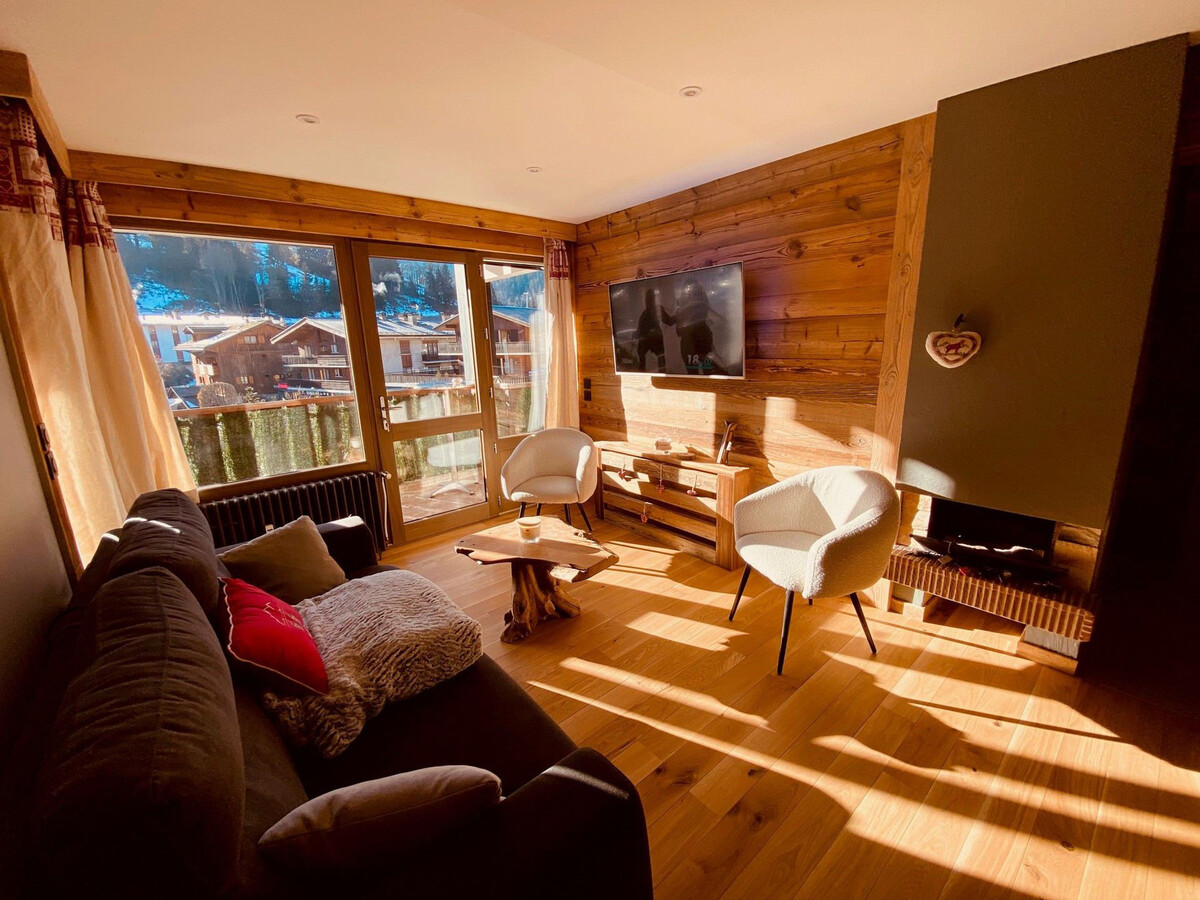 Appartement 3* rénové avec balcon sud et parking à La Clusaz - Photo 1