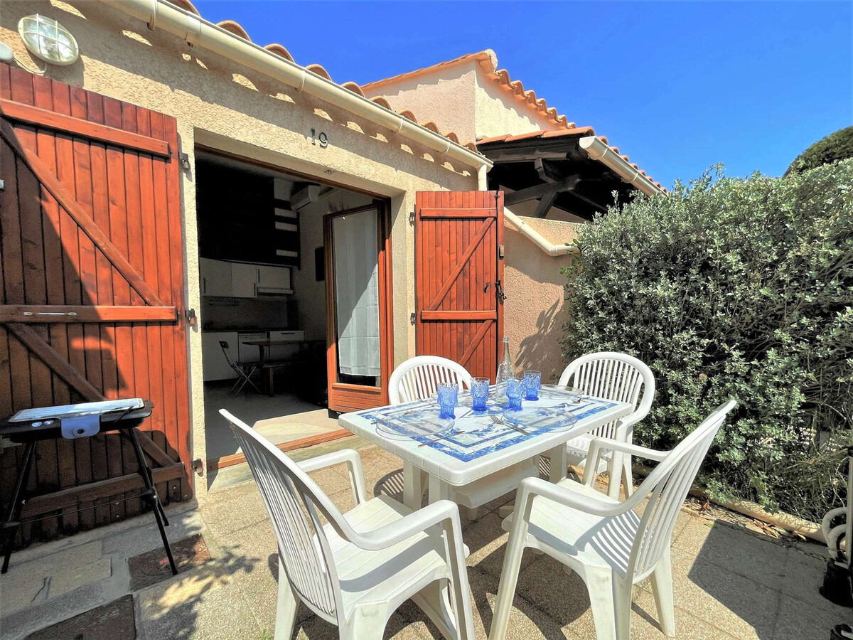 Studio mezzanine climatisé, piscine et parking à Gruissan - Photo 1