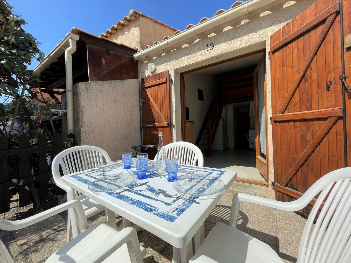 Studio mezzanine climatisé, piscine et parking à Gruissan - Photo 11