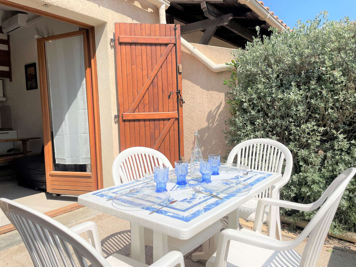 Studio mezzanine climatisé, piscine et parking à Gruissan - Photo 12