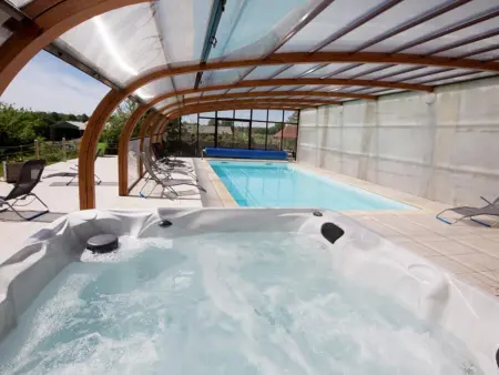 Gîte 10 pers. avec piscine couverte chauffée et spa - Photo 1