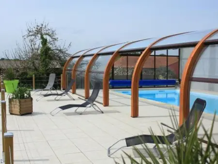 Gîte 10 pers. avec piscine couverte chauffée et spa - Photo 5