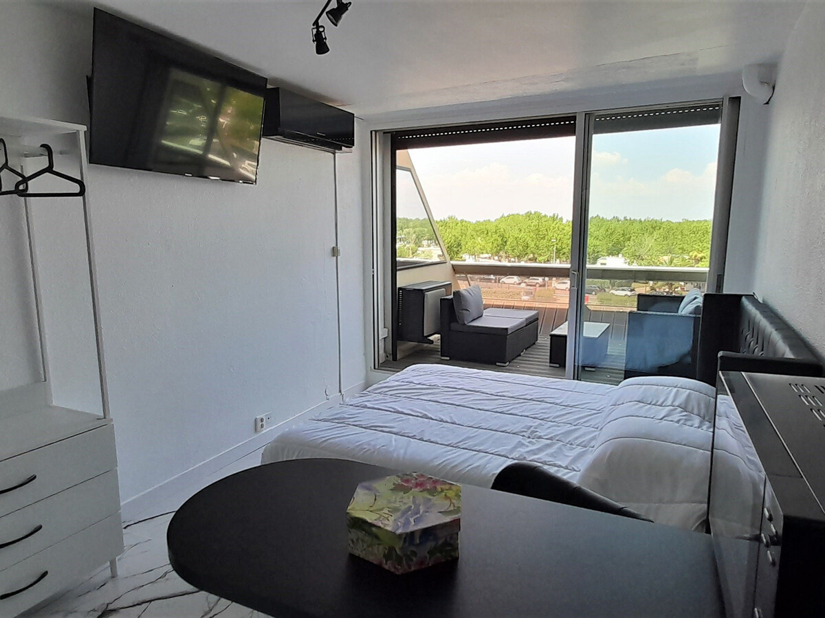 Studio climatisé 2 pers. avec terrasse mer au Cap d'Agde - Photo 6