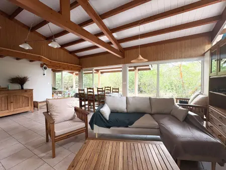 Villa 115 m² en lisière de forêt, jardin 1200 m², accès océan : photo 9