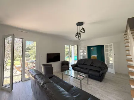 Villa rénovée 100 m² - Petit-Piquey, 4 chambres, jardin 1000 m² : photo 4