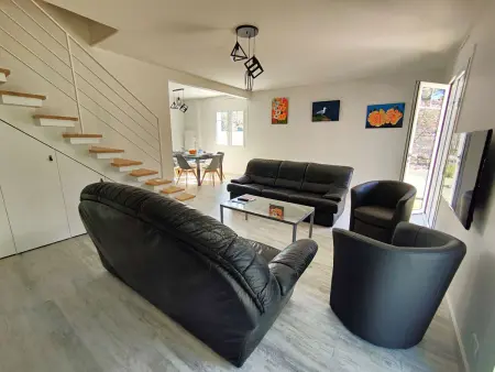 Villa rénovée 100 m² - Petit-Piquey, 4 chambres, jardin 1000 m² : photo 5