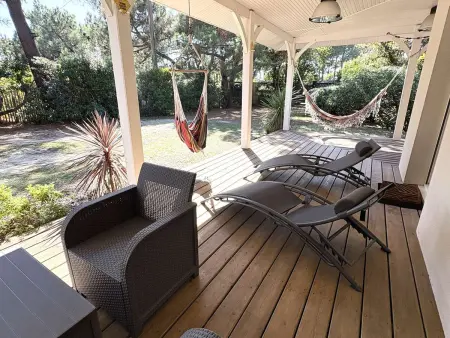Villa familiale au Cap Ferret: face aux dunes, proche plage, grand jardin et terrasse, 10 pers : photo 5