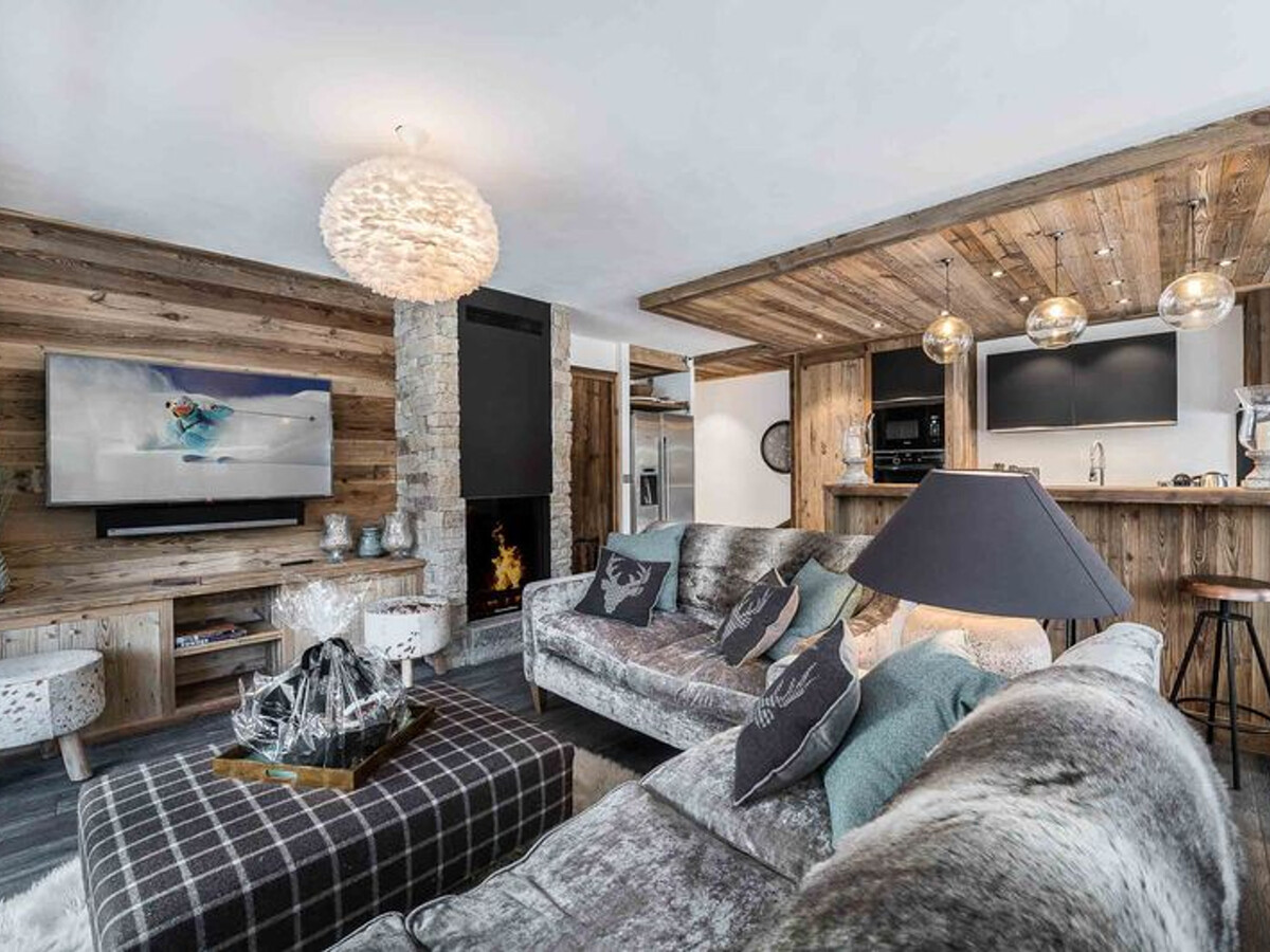 Duplex 4 chambres avec cheminée, 500m des pistes - Photo 2