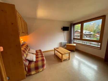Studio 26m² Morzine, 4 couchages, balcon et tennis - Photo 6