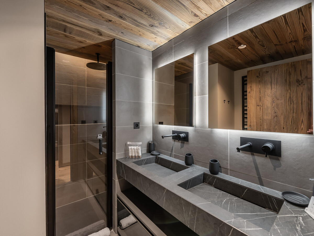 Appartement 8 pers. Méribel avec sauna et parking couvert - Photo 9