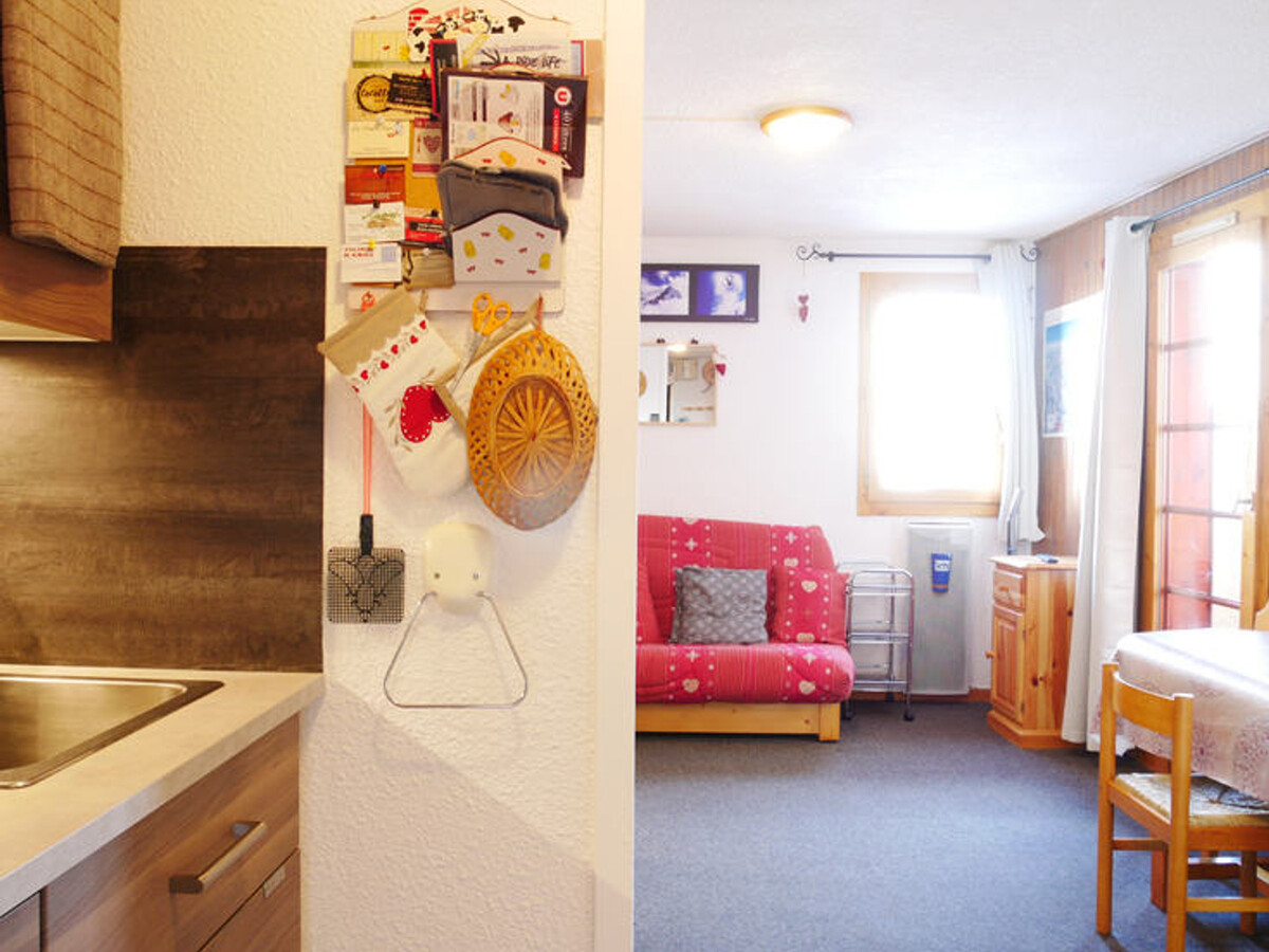 Studio rénové 21m² Montchavin, balcon vue Mont-Blanc - Photo 5