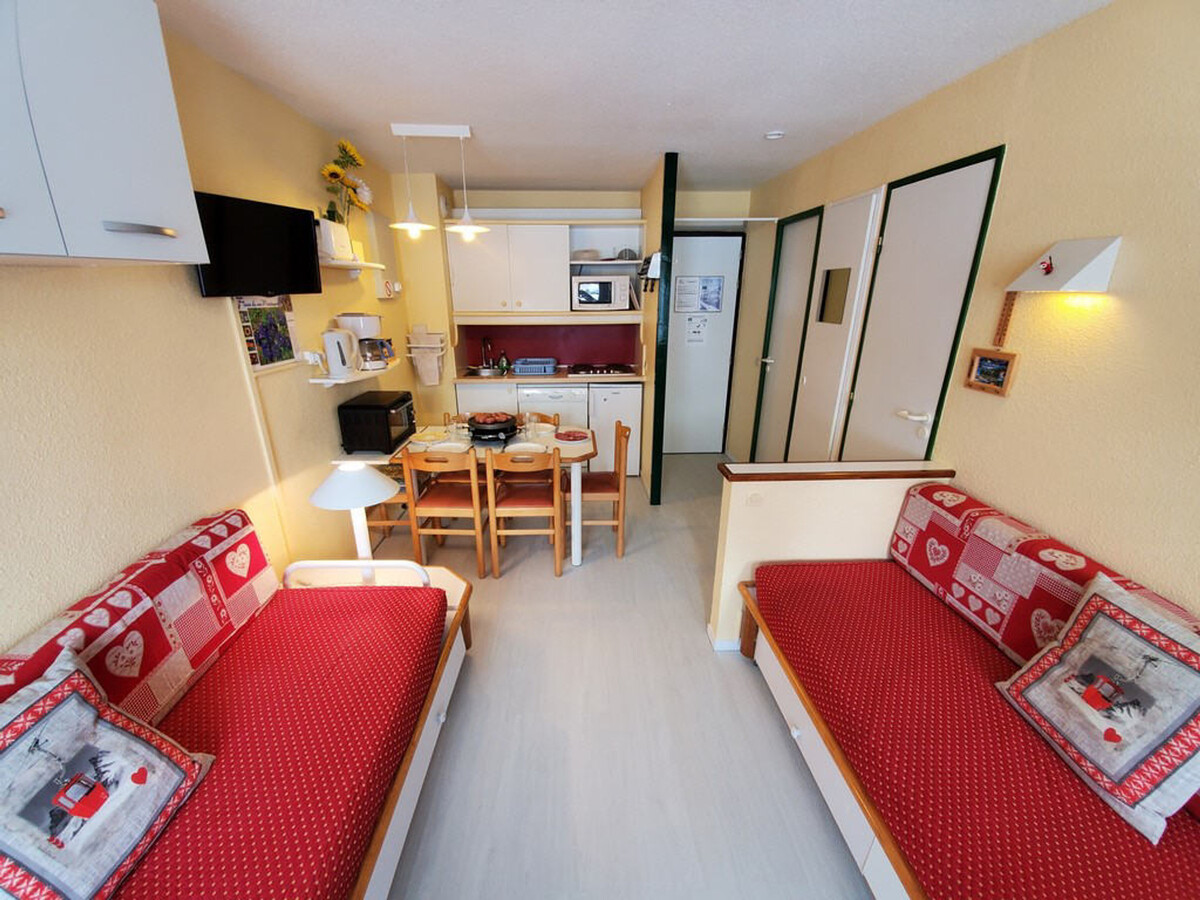 Studio cabine 4 pers. avec balcon, skis à pied – Montchavin - Photo 1