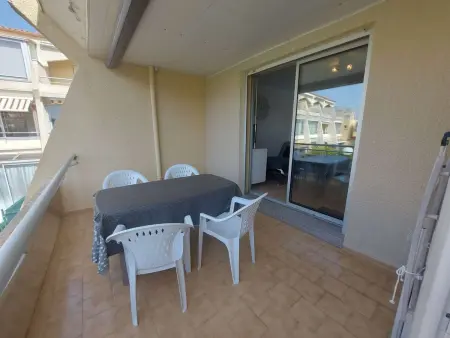 Location appartement à Marseillan Plage, Appartement T2 avec Terrasse, Piscine et Parking Privé - 4 Pers.
