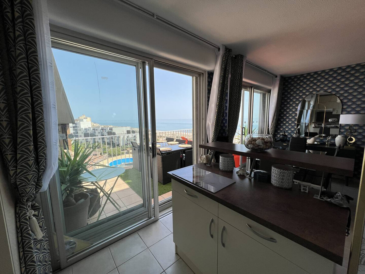T3 vue mer Le Barcarès, terrasse 14m², 6 personnes - Photo 4