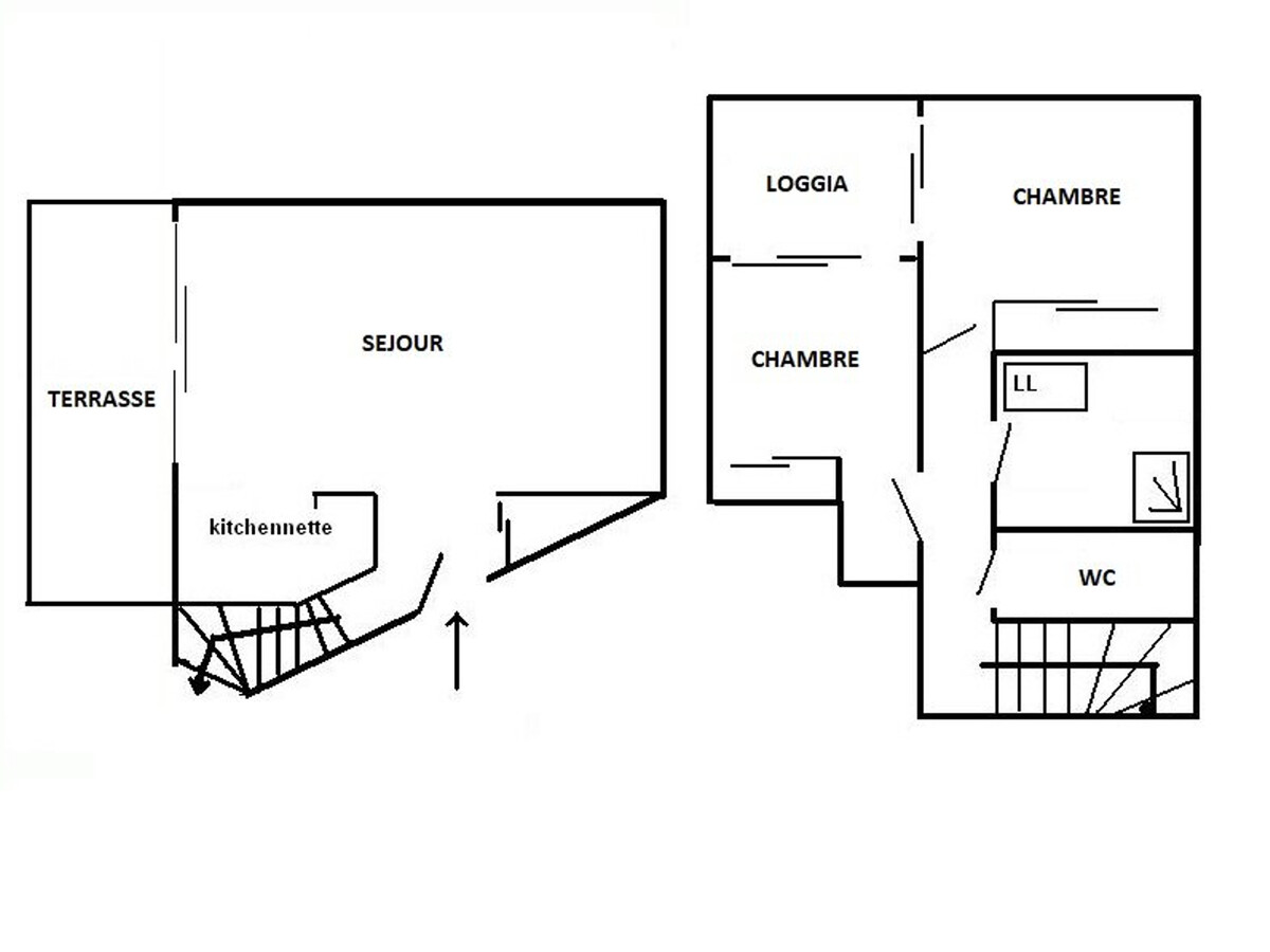 T3 vue mer Le Barcarès, terrasse 14m², 6 personnes - Photo 14