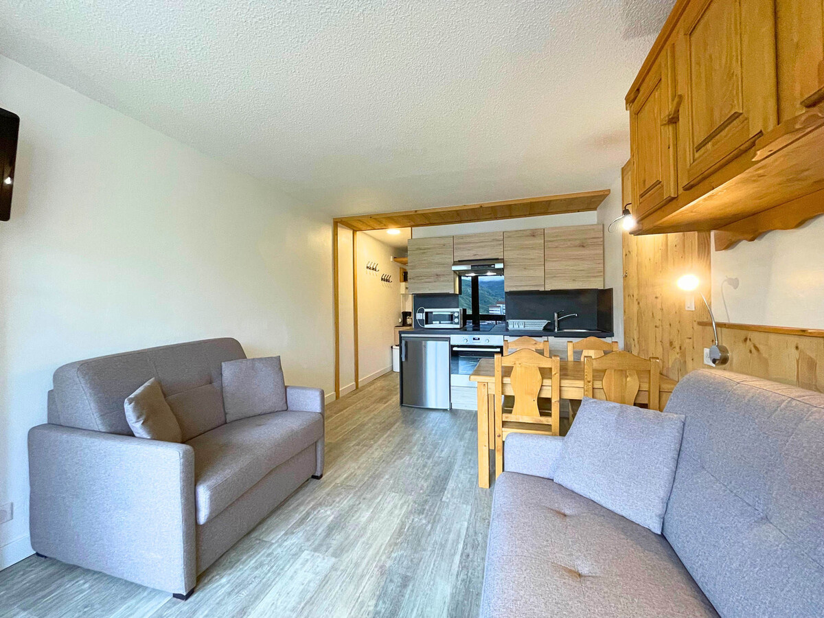 Studio 3 pers. La Croisette aux Menuires, balcon sud - Photo 2