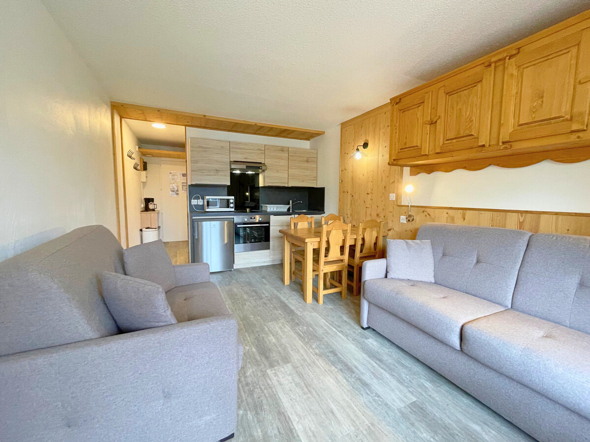 Studio 3 pers. La Croisette aux Menuires, balcon sud - Photo 4