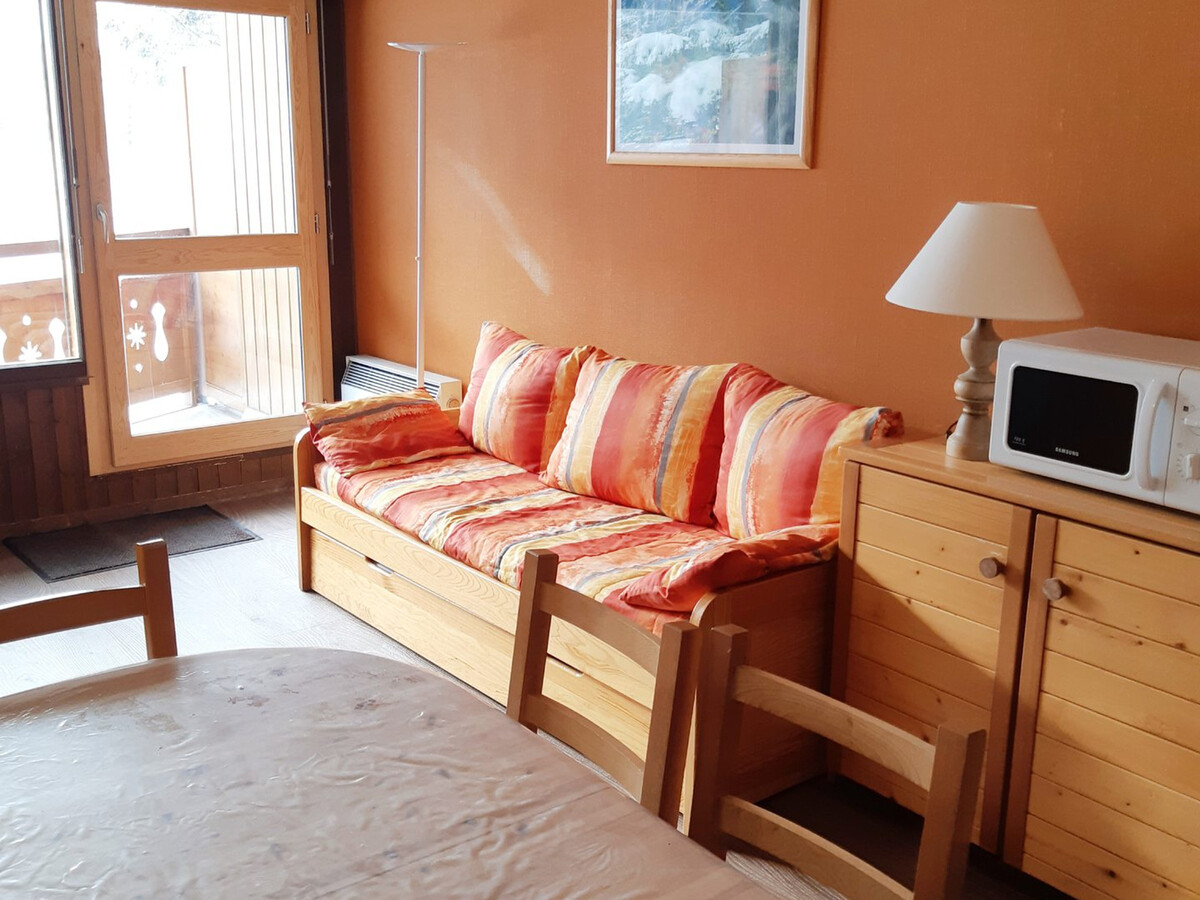 Studio 27m² 4 pers, balcon sud vue pistes - Photo 1