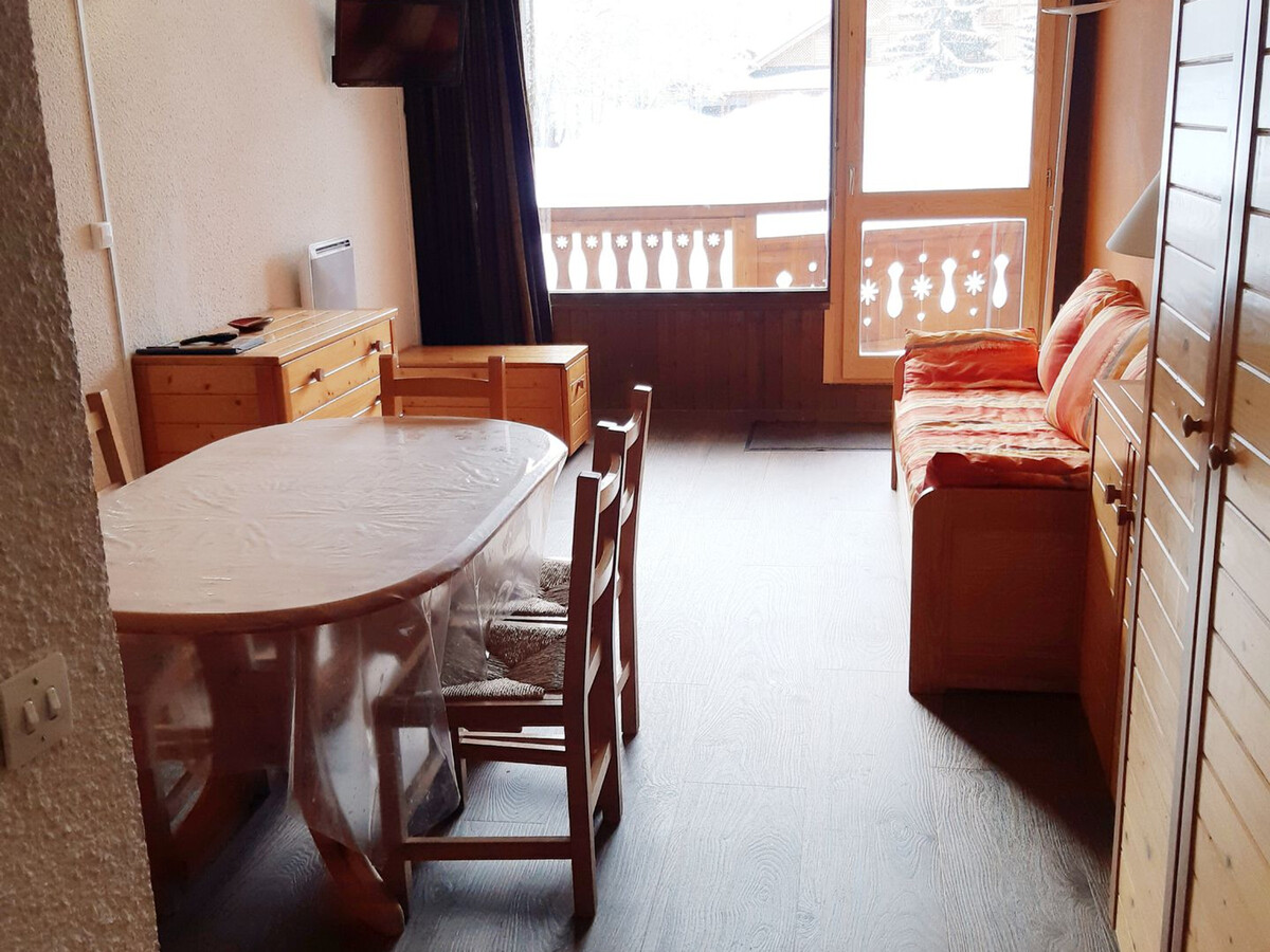 Studio 27m² 4 pers, balcon sud vue pistes - Photo 12
