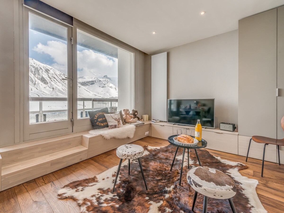 T2 rénové 3* Tignes, terrasse sud avec vue lac - Photo 10