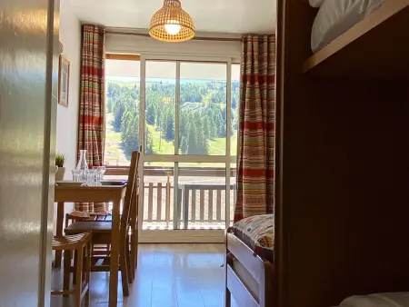 Studio rénové Superdévoluy : balcon plein sud face aux pistes : photo 9