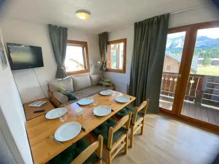 Appartement cosy 6 pers avec balcon sud au Dévoluy, pistes à 250 m : photo 9