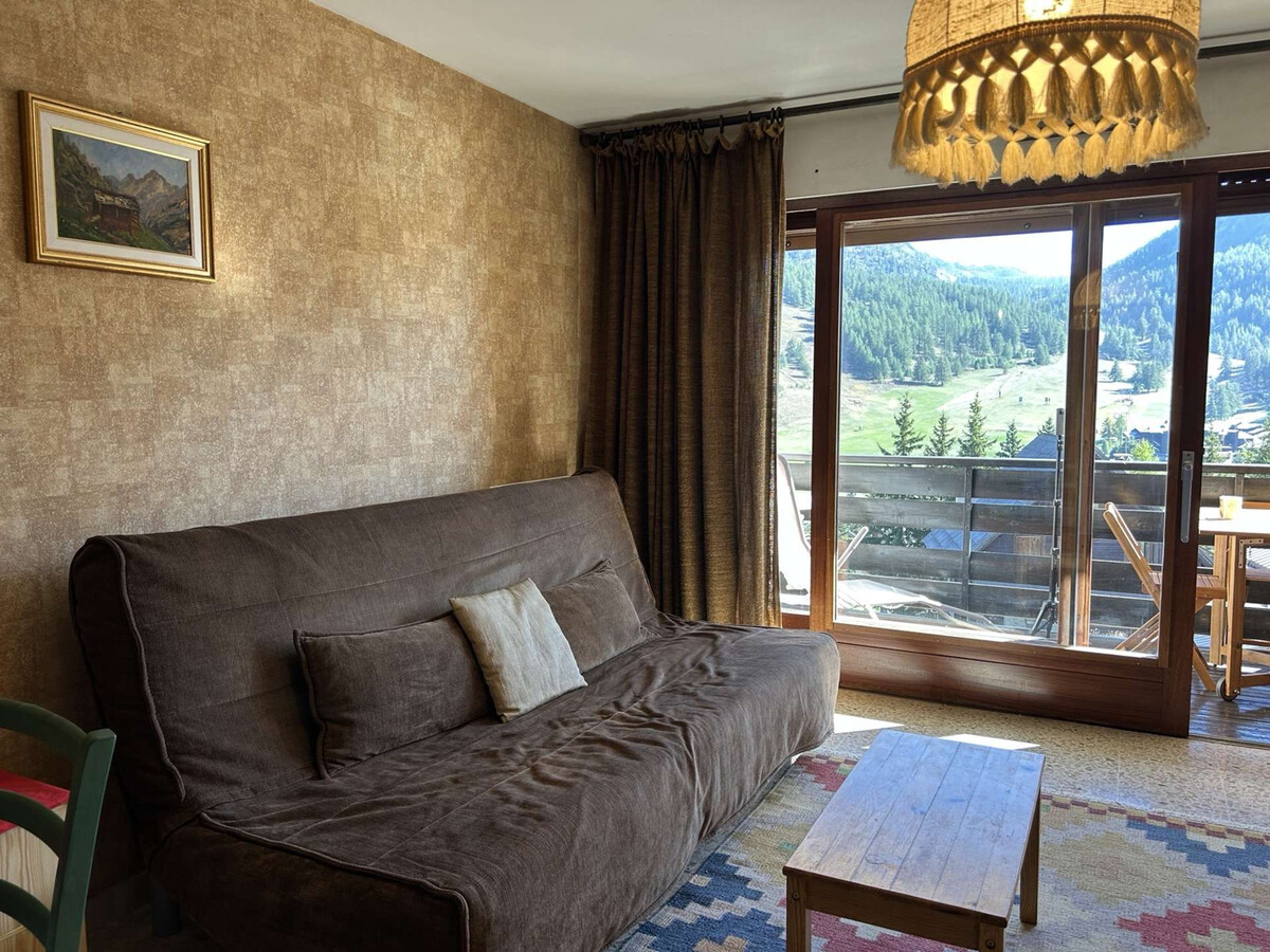 Studio 4 pers Montgenèvre, balcon sud, casier skis, navette gratuite - Photo 6