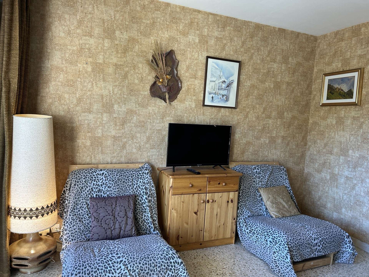 Studio 4 pers Montgenèvre, balcon sud, casier skis, navette gratuite - Photo 12