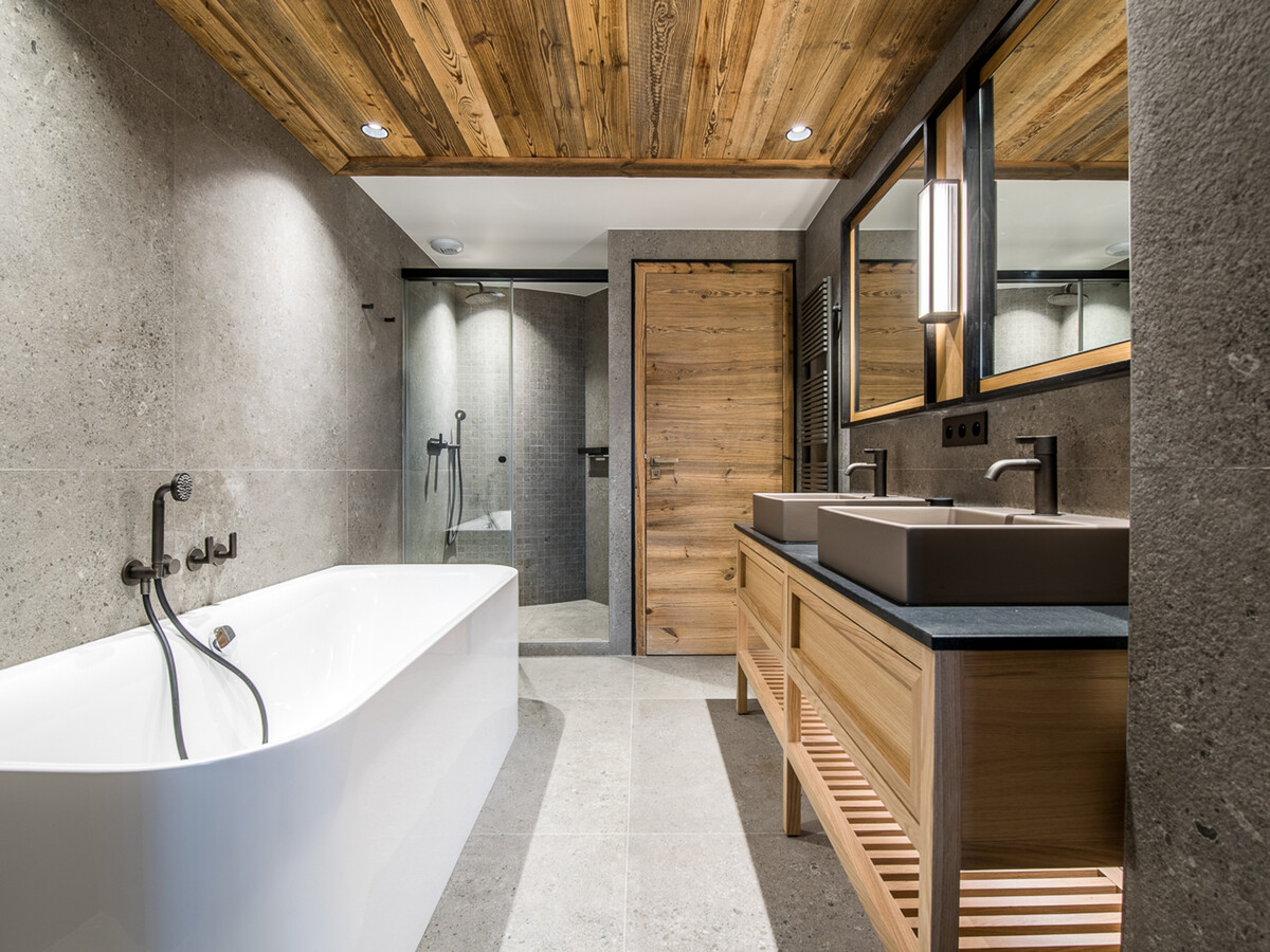 Appart 5 chambres, sauna et jacuzzi à Méribel - Photo 9
