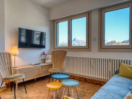 Location appartement à Megève, Appartement 2 pièces au cœur de Megève, accès rapide télécabine