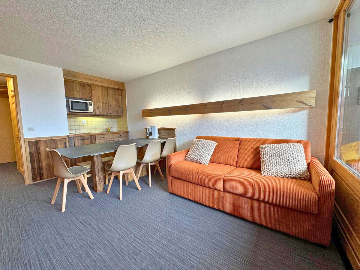 Studio 4 pers. Croisette aux Menuires, balcon Sud - Photo 1