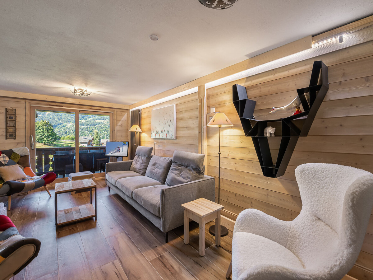 Duplex 84m² skis aux pieds avec piscine à Méribel - Photo 1