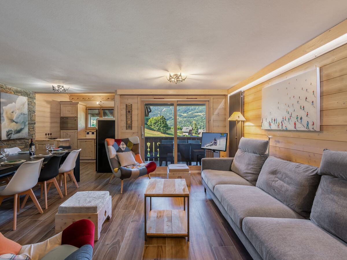 Duplex 84m² skis aux pieds avec piscine à Méribel - Photo 2