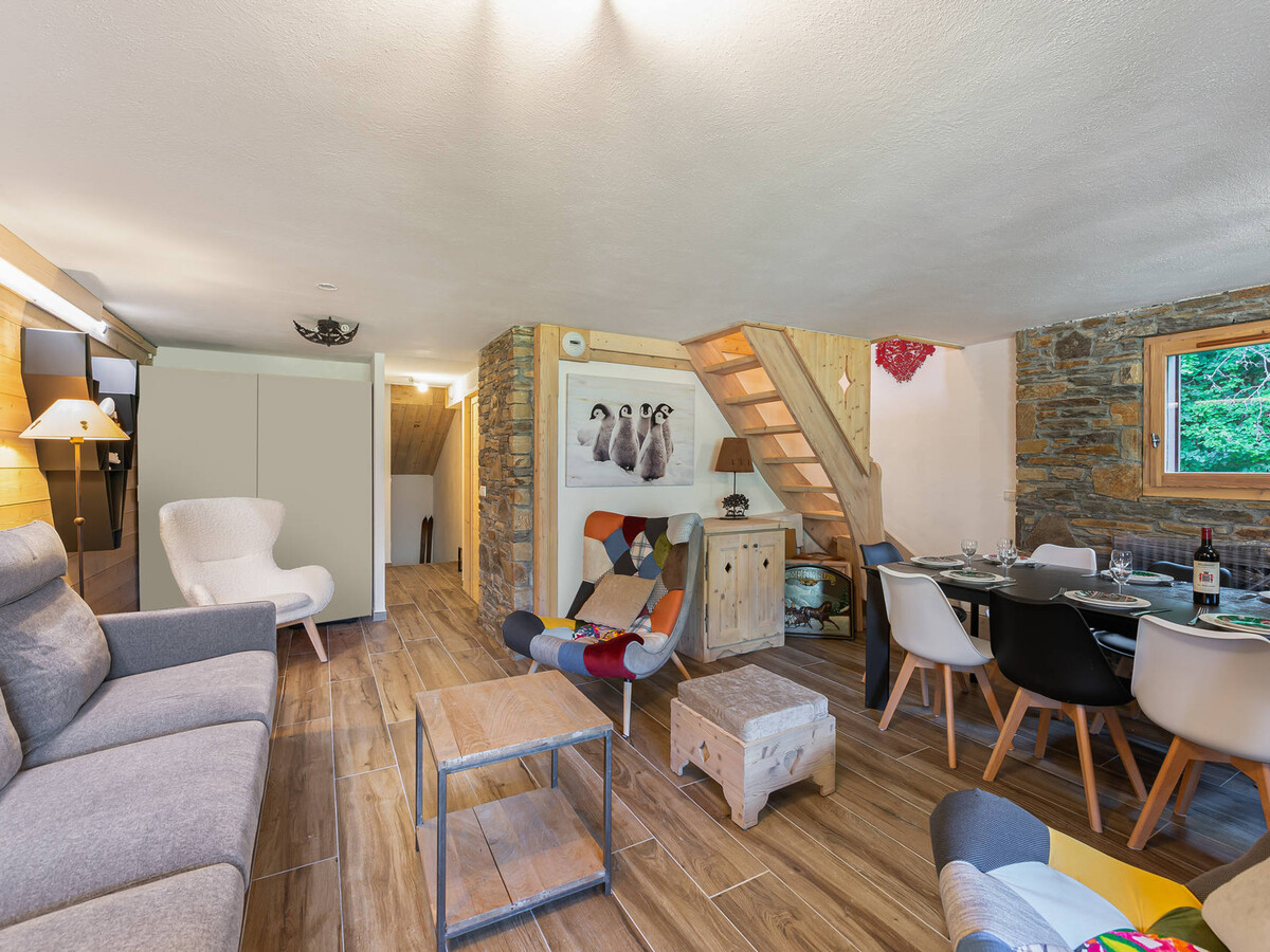 Duplex 84m² skis aux pieds avec piscine à Méribel - Photo 6