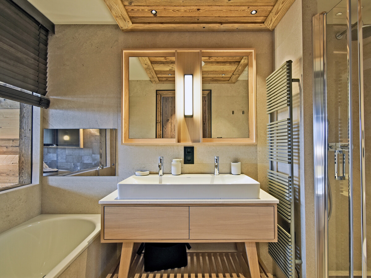 Appartement 4 chambres avec spa et fitness à Méribel - Photo 9