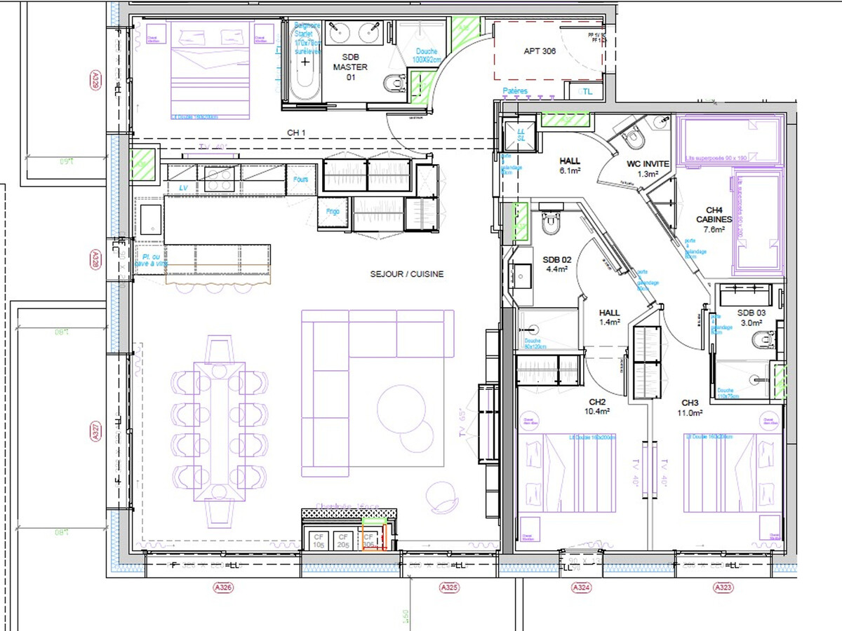 Appartement 4 chambres avec spa et fitness à Méribel - Photo 17