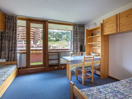 Location appartement à La Plagne Tarentaise, Studio ensoleillé pied des pistes à Plagne Centre