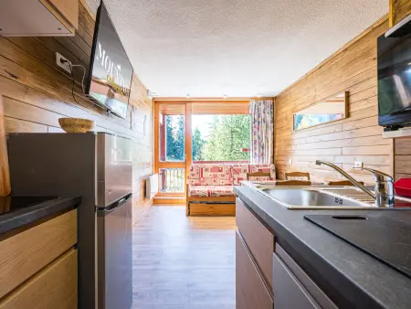 Studio cabine rénové aux Arcs 1800, balcon sud-ouest, 4 pers. : photo 2