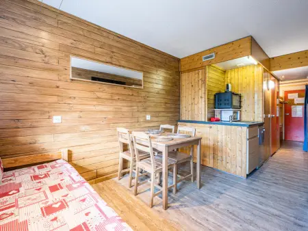 Studio cabine rénové aux Arcs 1800, balcon sud-ouest, 4 pers. : photo 3